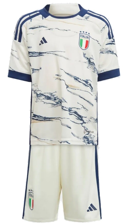 Kit infantil II Seleção da Italia 2023 2024 Adidas oficial 